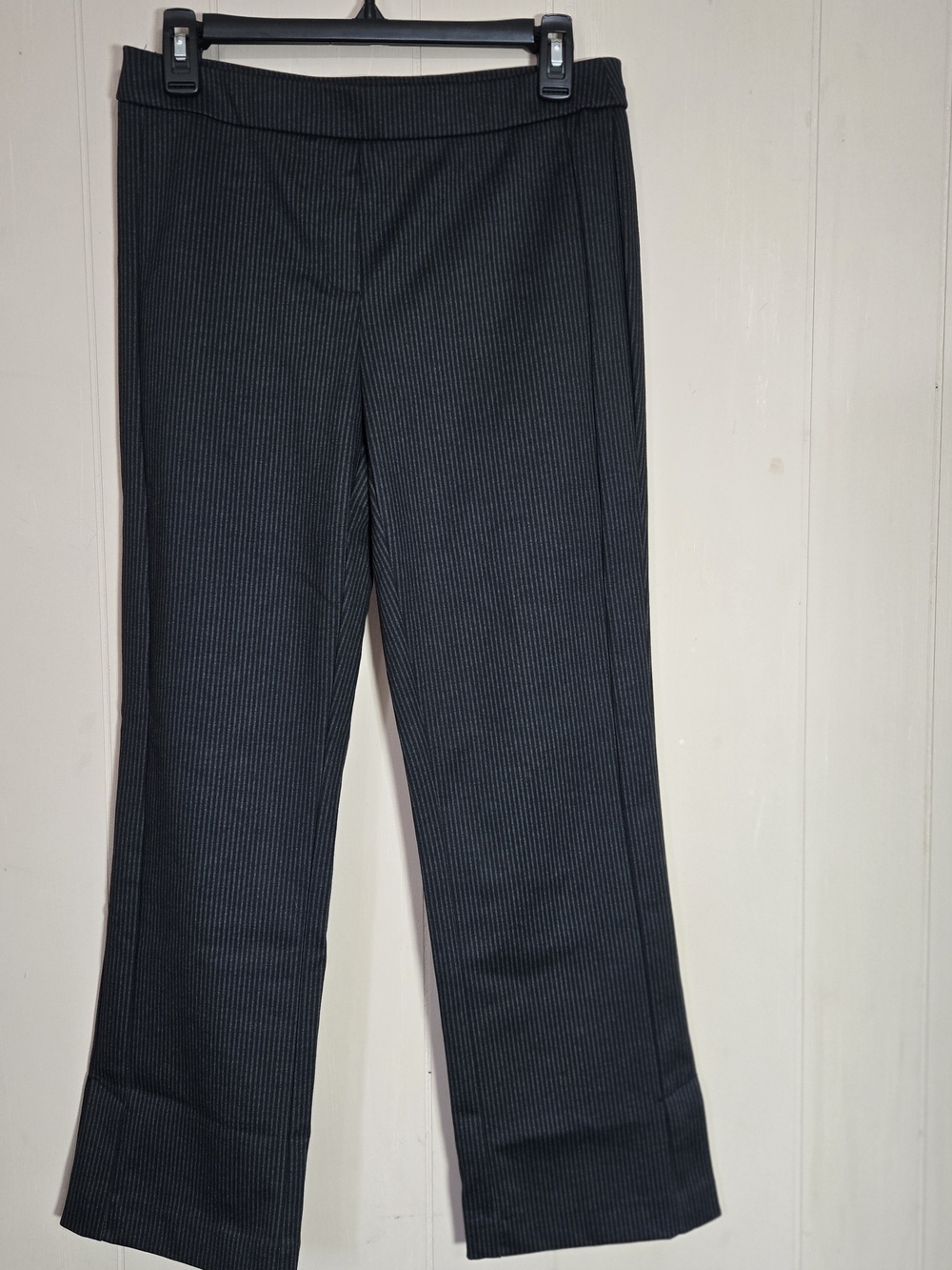 Womens ONE Dark Pinstripe Dress Pants Small